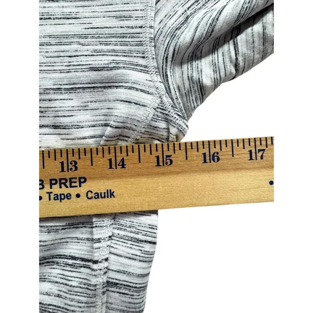 lululemon Close to Crossing Long Sleeve XS Rulu Space Dye Camo White Silver